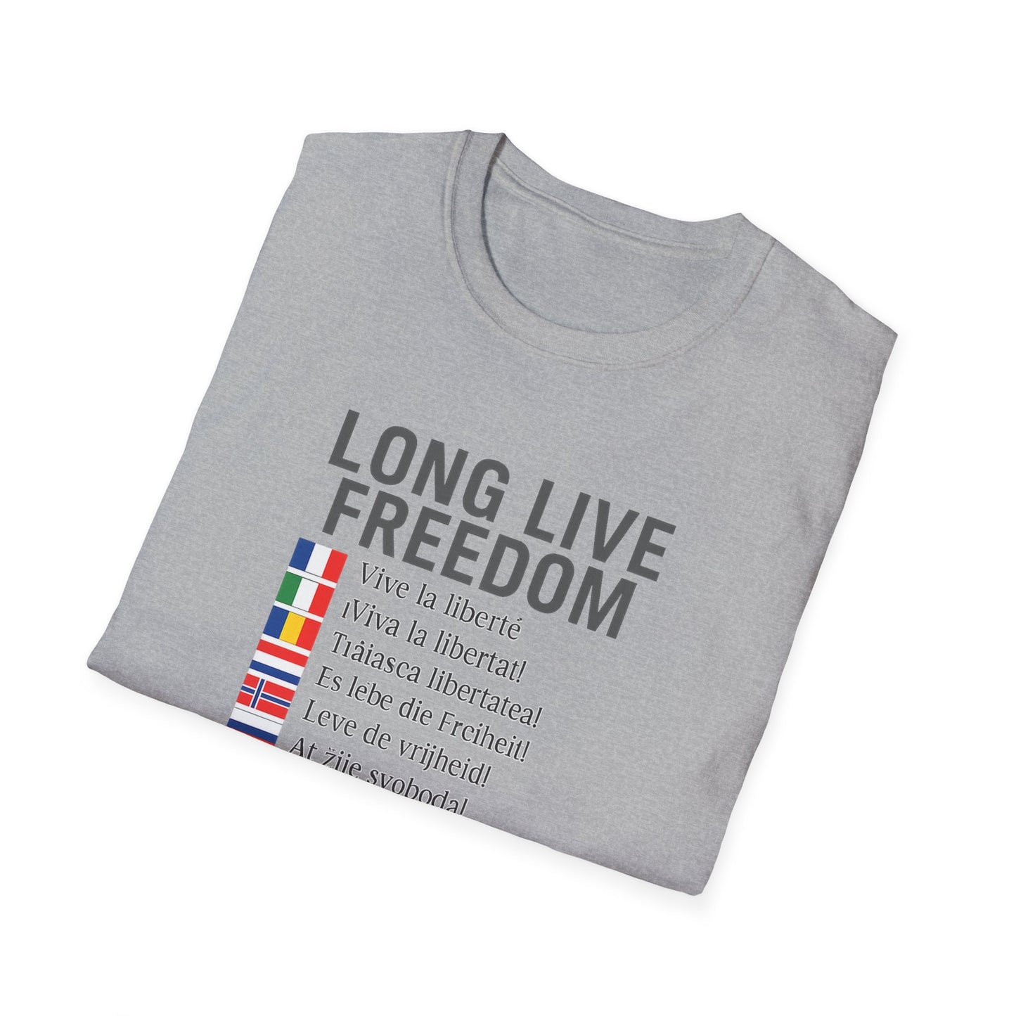 Long Live Freedom T-Shirt | Vintage Style Tee for Freedom Lovers | Unisex Shirt for Casual Wear, Gift, Independence Day, Travel