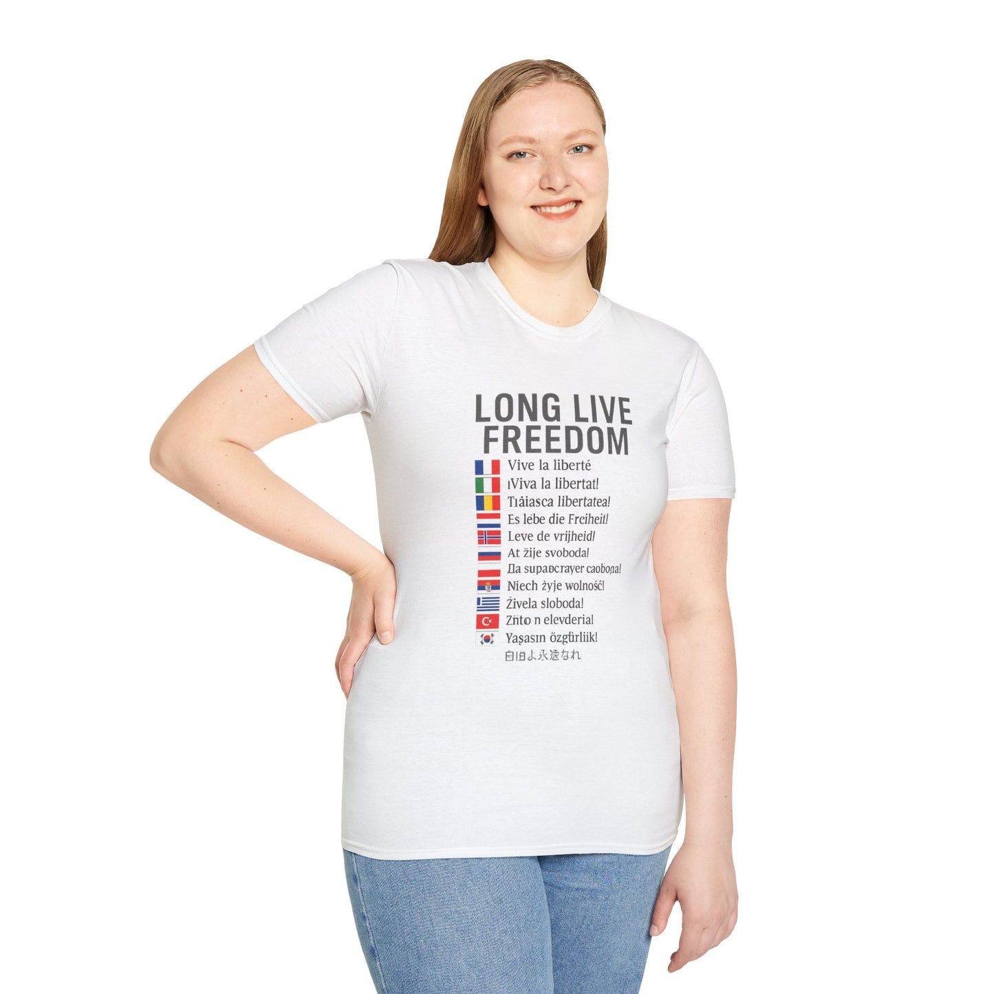 Long Live Freedom T-Shirt | Vintage Style Tee for Freedom Lovers | Unisex Shirt for Casual Wear, Gift, Independence Day, Travel