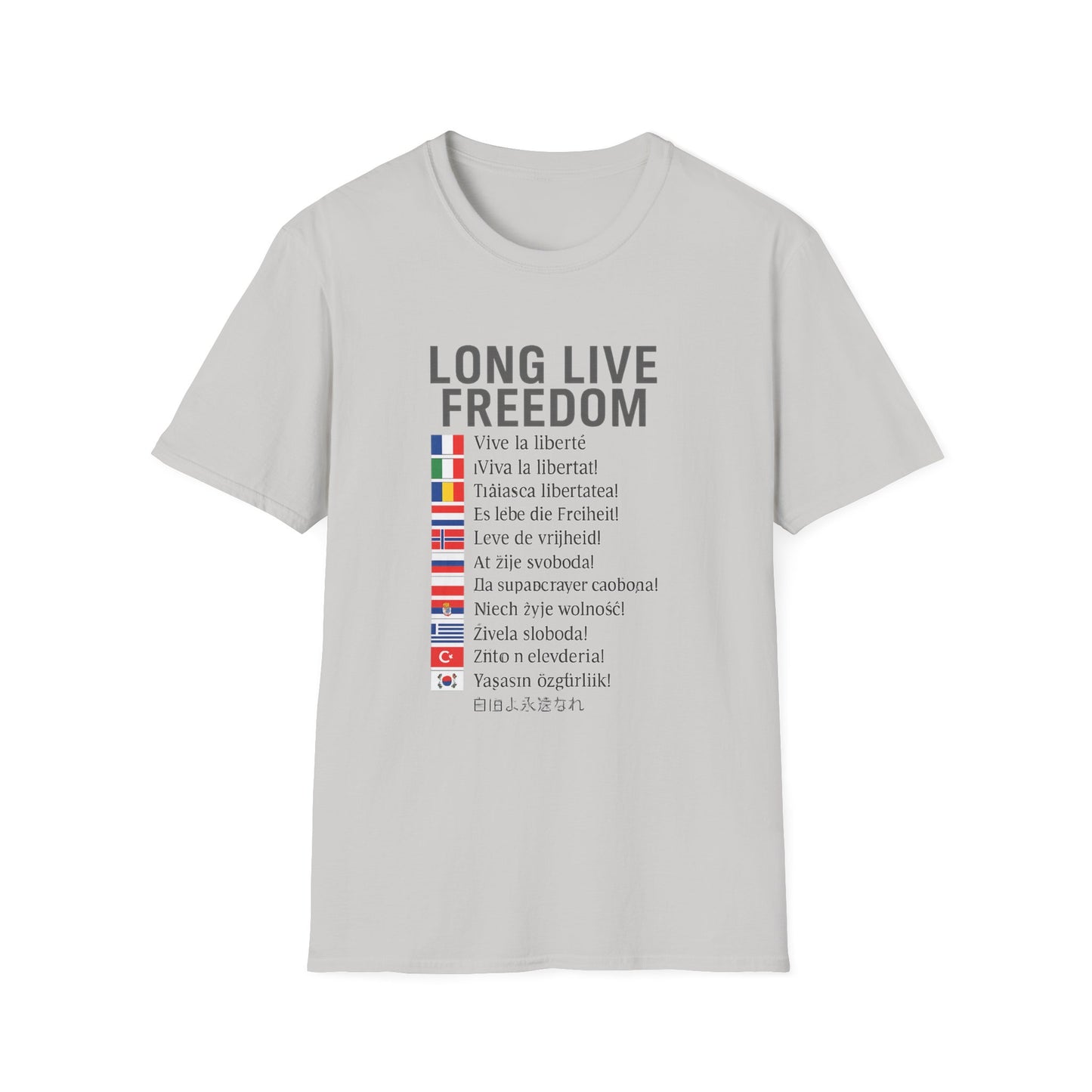 Long Live Freedom T-Shirt | Vintage Style Tee for Freedom Lovers | Unisex Shirt for Casual Wear, Gift, Independence Day, Travel