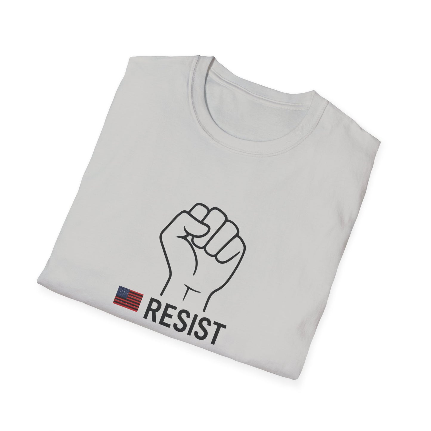 Empowering Unisex T-Shirt - Resist, Resiste, Résister, Social Justice Tee, Activism Apparel, Gender-Neutral Top