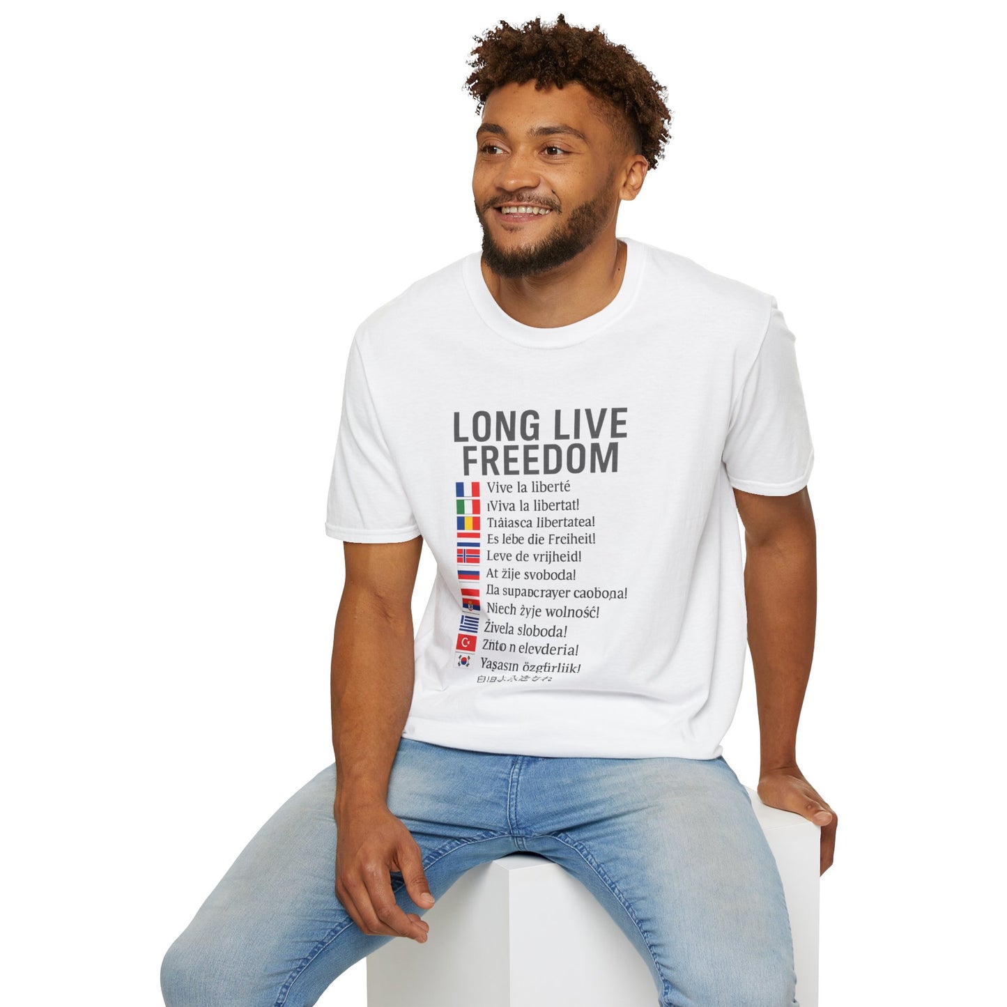 Long Live Freedom T-Shirt | Vintage Style Tee for Freedom Lovers | Unisex Shirt for Casual Wear, Gift, Independence Day, Travel