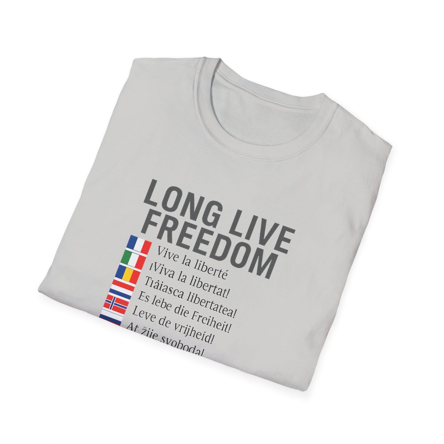 Long Live Freedom T-Shirt | Vintage Style Tee for Freedom Lovers | Unisex Shirt for Casual Wear, Gift, Independence Day, Travel