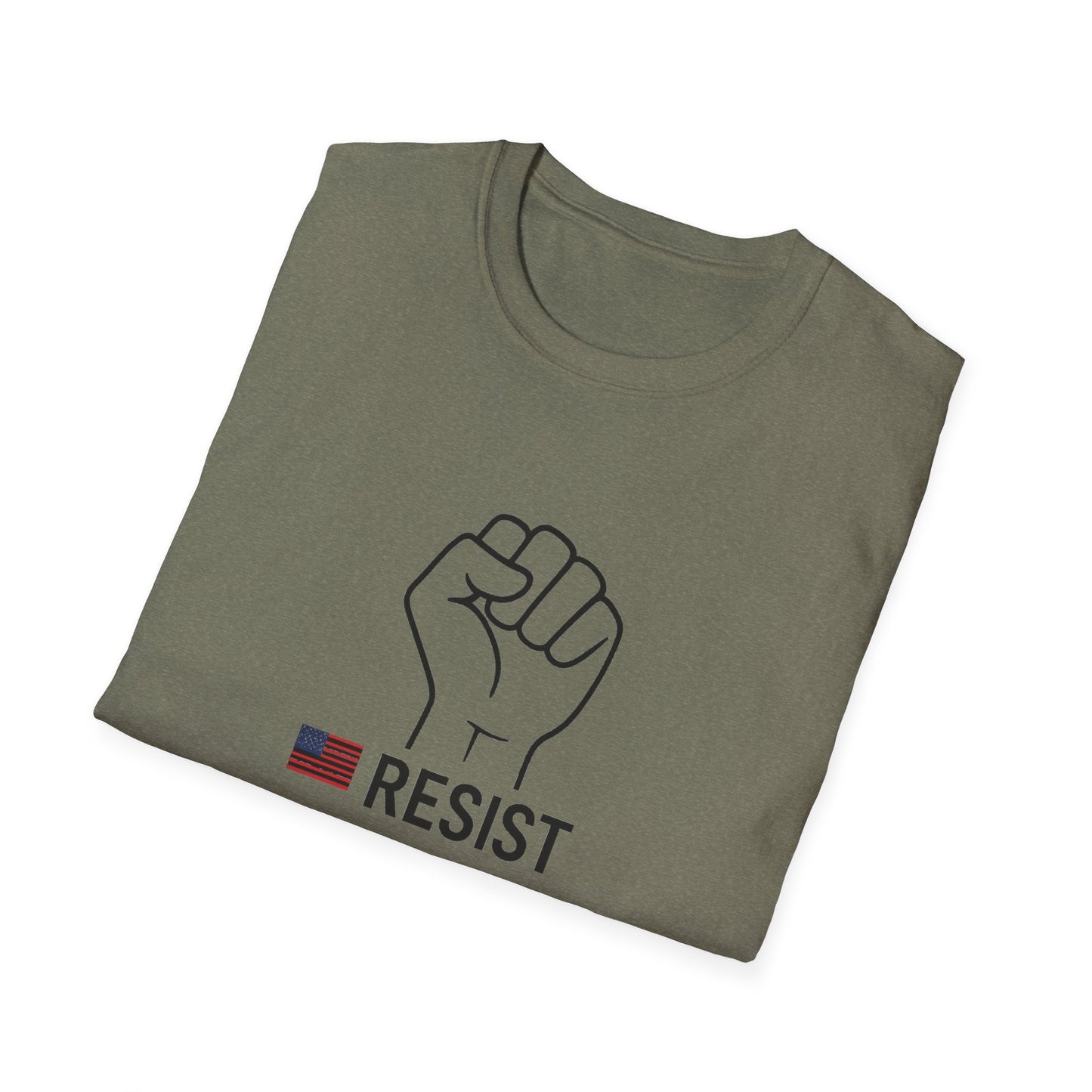 Empowering Unisex T-Shirt - Resist, Resiste, Résister, Social Justice Tee, Activism Apparel, Gender-Neutral Top