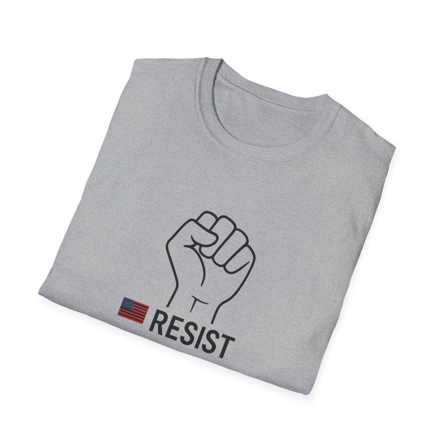 Empowering Unisex T-Shirt - Resist, Resiste, Résister, Social Justice Tee, Activism Apparel, Gender-Neutral Top