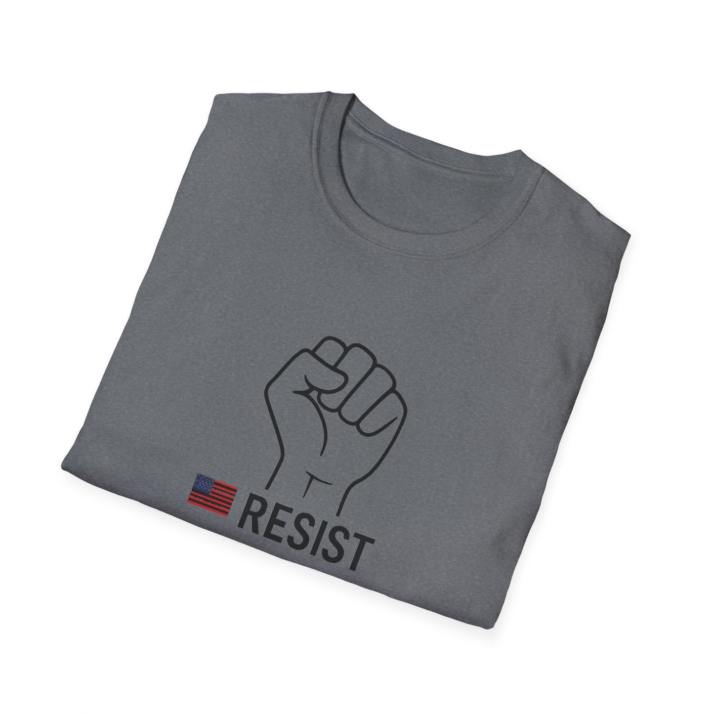 Empowering Unisex T-Shirt - Resist, Resiste, Résister, Social Justice Tee, Activism Apparel, Gender-Neutral Top